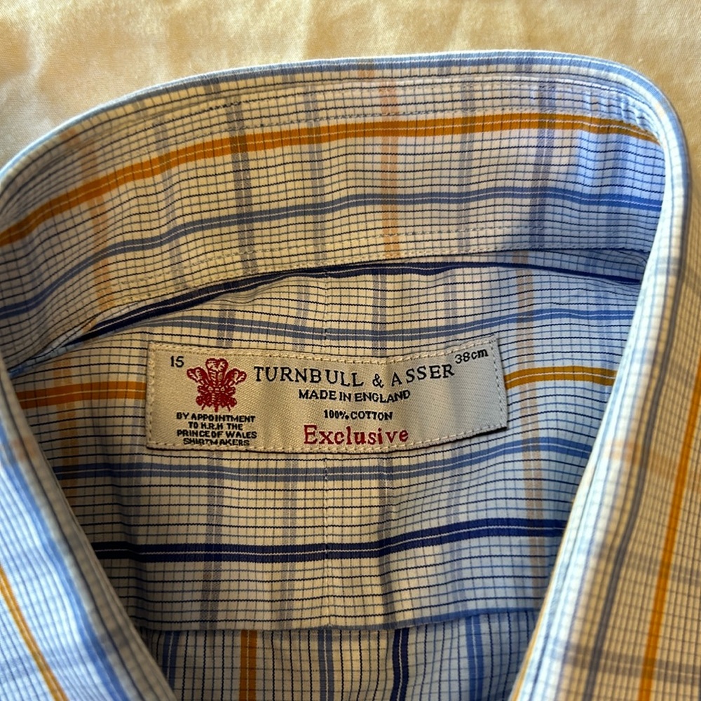 Turnbull asser 15 Shirt multi color checked
